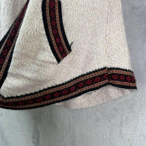 Artesania‎ Edm Peruvian Alpaca Wool Full Zip Hooded Sweater Southwestern Sz M - Picture 7 of 14